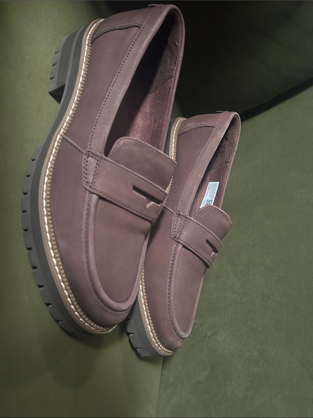 Toms Women's Penny Loafers in Chocolate Brown